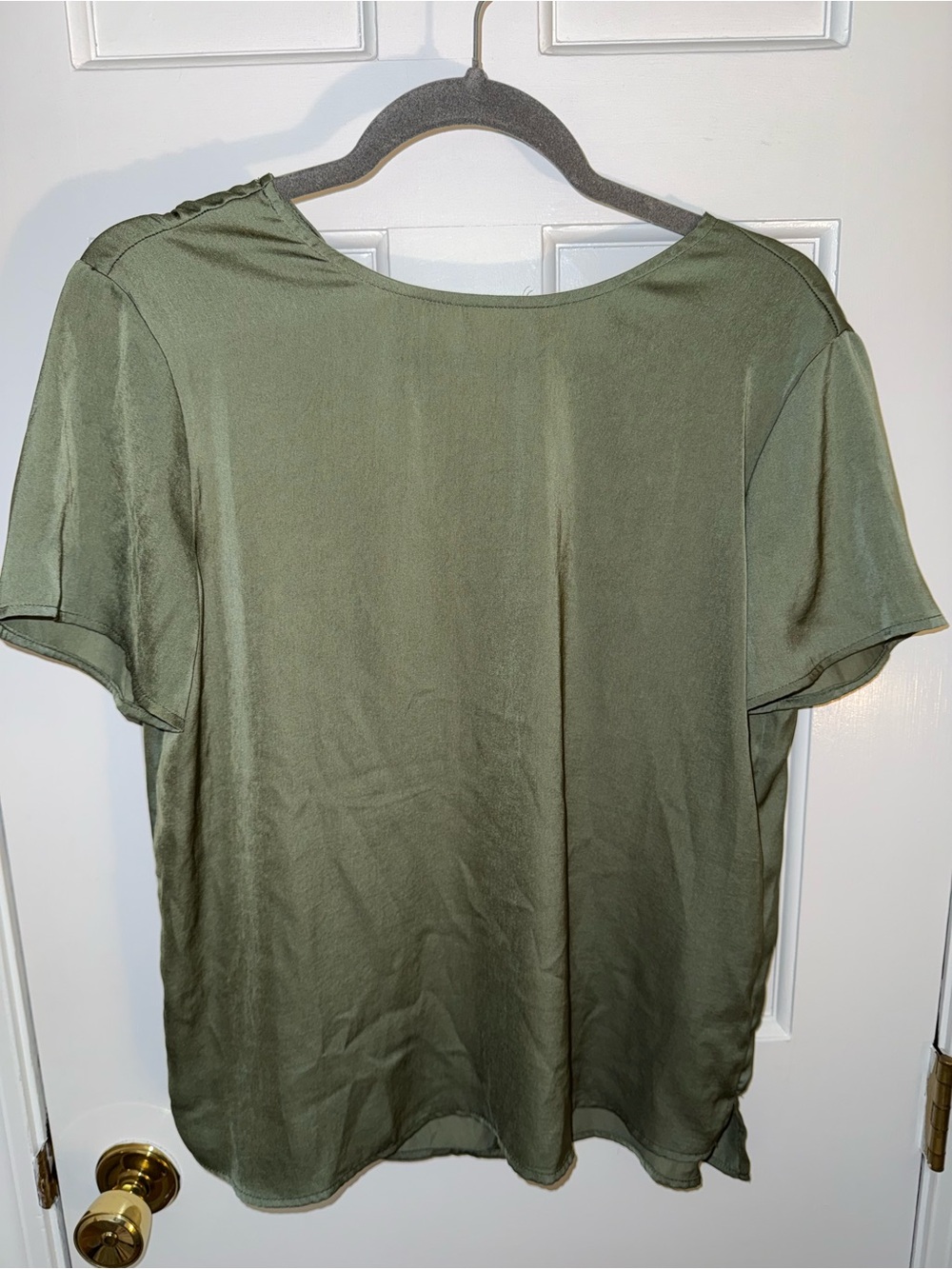 Banana Republic Classic Olive Green Women's Blouse